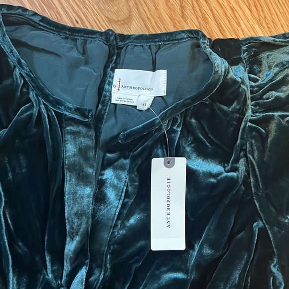 Anthropologie The Somerset Jumpsuit Velvet Edition Size XS NWT - Picture 7 of 14